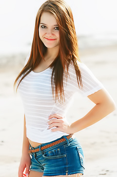 Delicious French teen stripping